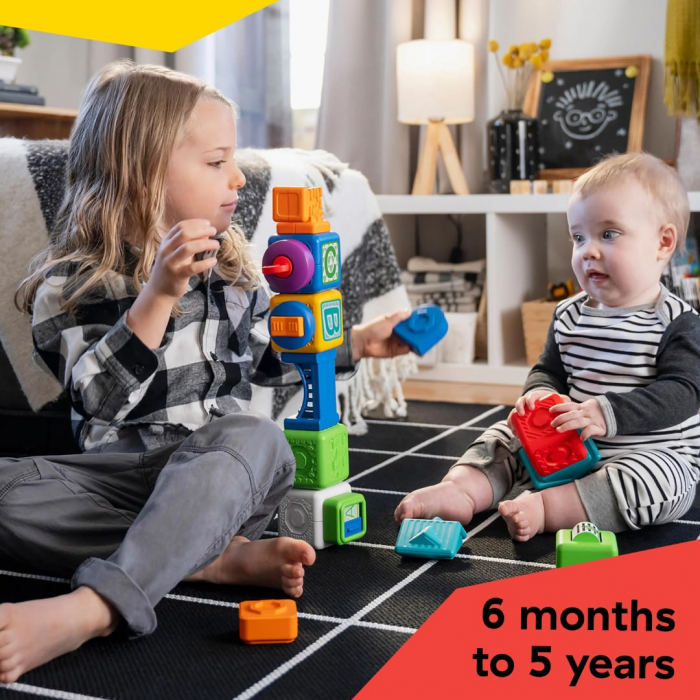 Baby Einstein - Blocuri magnetice de activitati, "Bridge & Learn" din 15 piese [22]