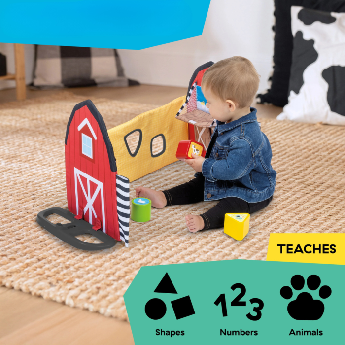 Baby Einstein - Centru de activitati Farm Explorers Busy Barnyard Grow With Me [3]