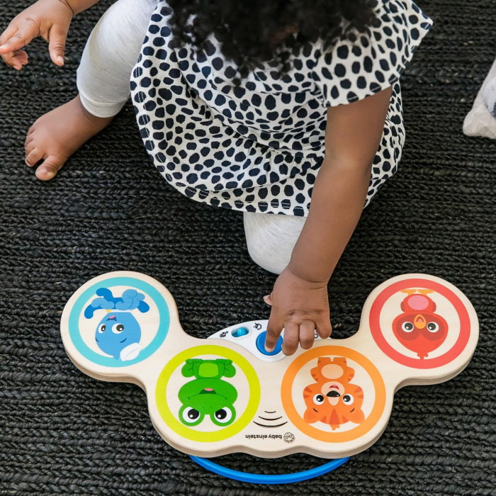 Baby Einstein – Jucarie muzicala de lemn Hape Magic Touch Drum™ [5]