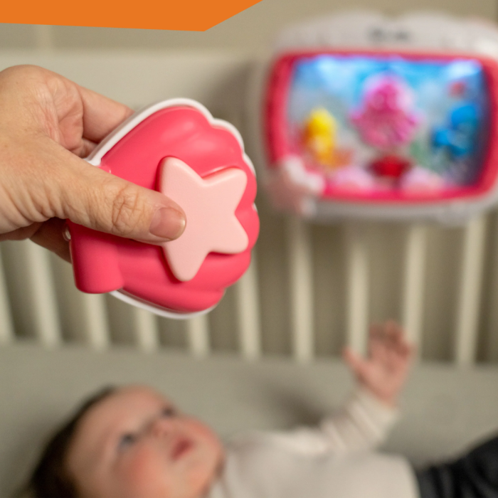 Baby Einstein - Jucarie muzicala pentru patut Sea Dreams Soother Pink [7]