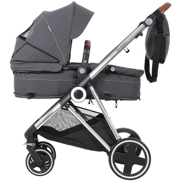 BabyGo - Carucior 3 in 1 Halime  – cadru Silver [7]