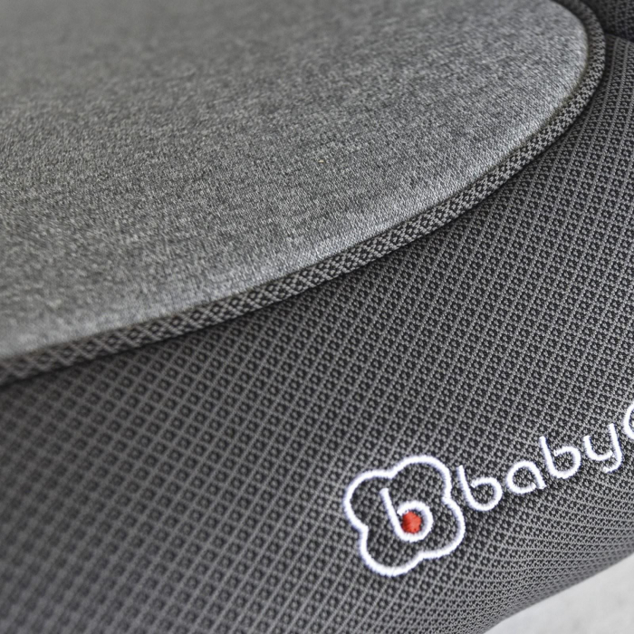 BabyGo - Scaun auto booster i-Size, Melange Gray, 125-150 cm, certificat R129 [3]