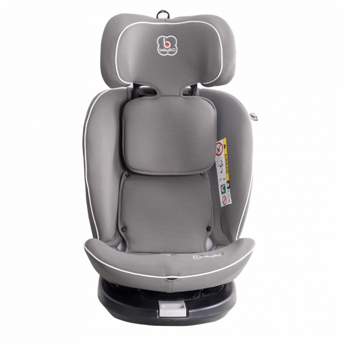 BabyGo - Scaun auto Nova2, Gray, 40 -150 cm, certificat R129 [4]