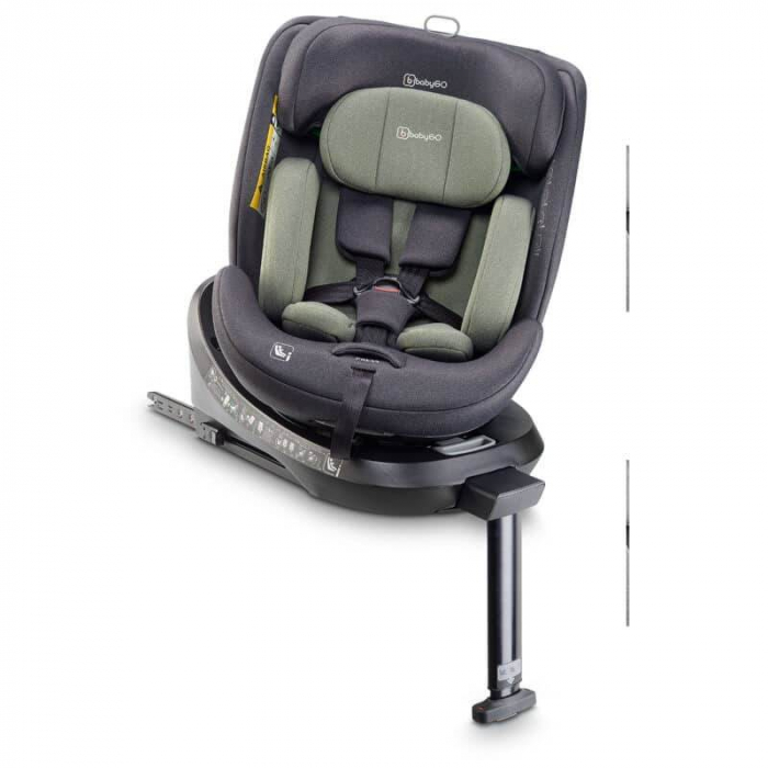 BabyGo - Scaun auto rotativ cu isofix, MOVE360 Green, 40-150 cm, certificat R129 [3]