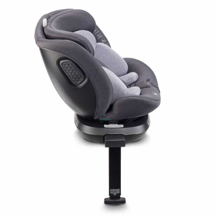 BabyGo - Scaun auto rotativ cu isofix, MOVE360 Grey, 40-150 cm, certificat R129 [8]