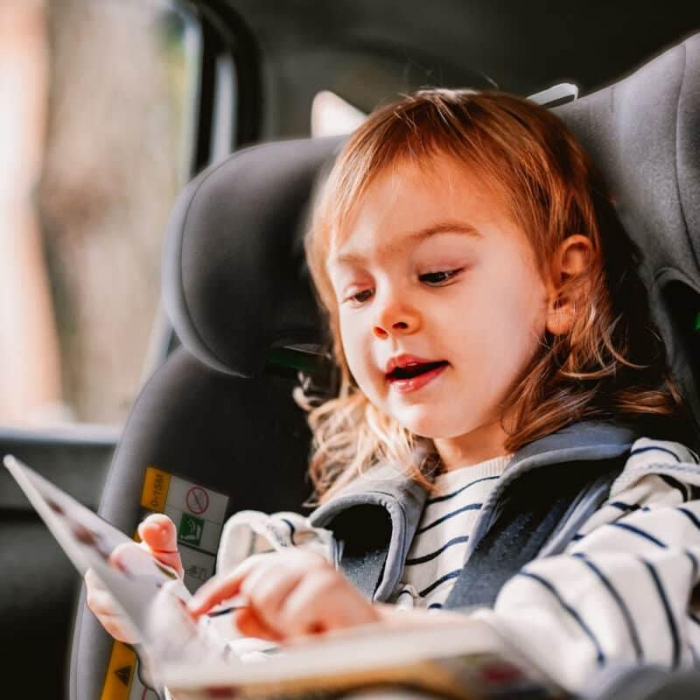 BabyGo - Scaun auto rotativ cu isofix, MOVE360 Grey, 40-150 cm, certificat R129 [14]