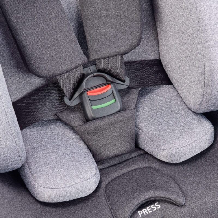 BabyGo - Scaun auto rotativ cu isofix, MOVE360 Grey, 40-150 cm, certificat R129 [4]