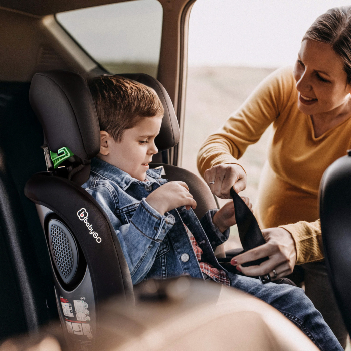 BabyGo - Scaun auto SafeChild2 Black, 100-150 cm, certificat R129 [11]