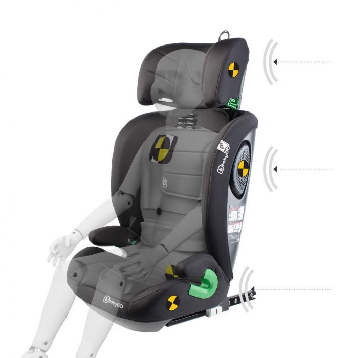 BabyGo - Scaun auto SafeChild2  Grey, 100-150 cm, certificat R129 [7]