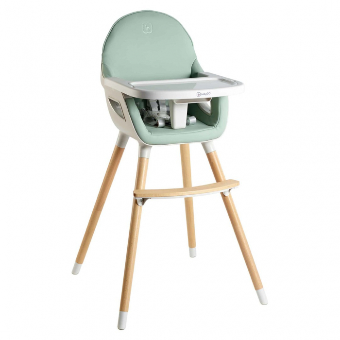 BabyGo - Scaun de masa transformabil Scandi Green [1]