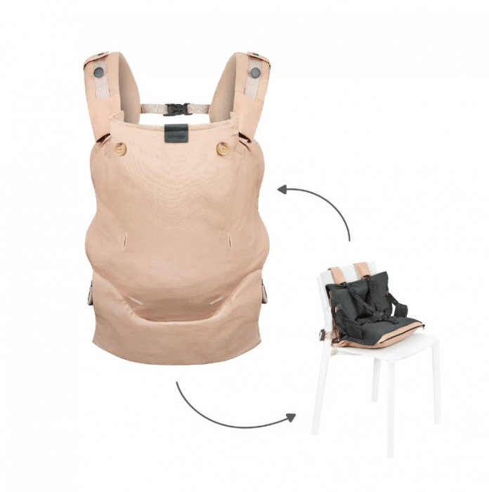 Babymoov - Moov & Boost Sistem de purtare transformabil in Booster, creat in colaborare cu medici kinetoterapeuti, Bej [2]