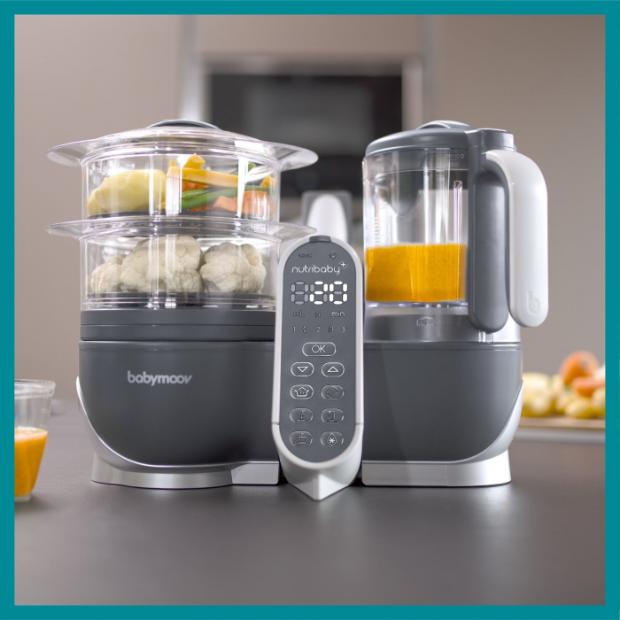 Babymoov - Robot multifunctional 5 in 1 Nutribaby (+) Industrial Grey [14]