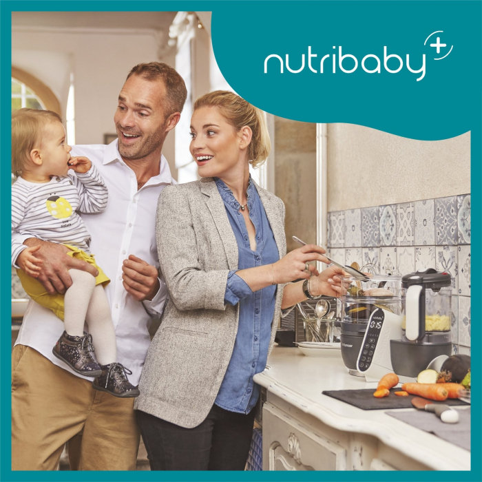Babymoov - Robot multifunctional 5 in 1 Nutribaby (+) Industrial Grey [10]