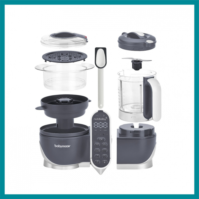 Babymoov - Robot multifunctional 5 in 1 Nutribaby (+) Industrial Grey [13]