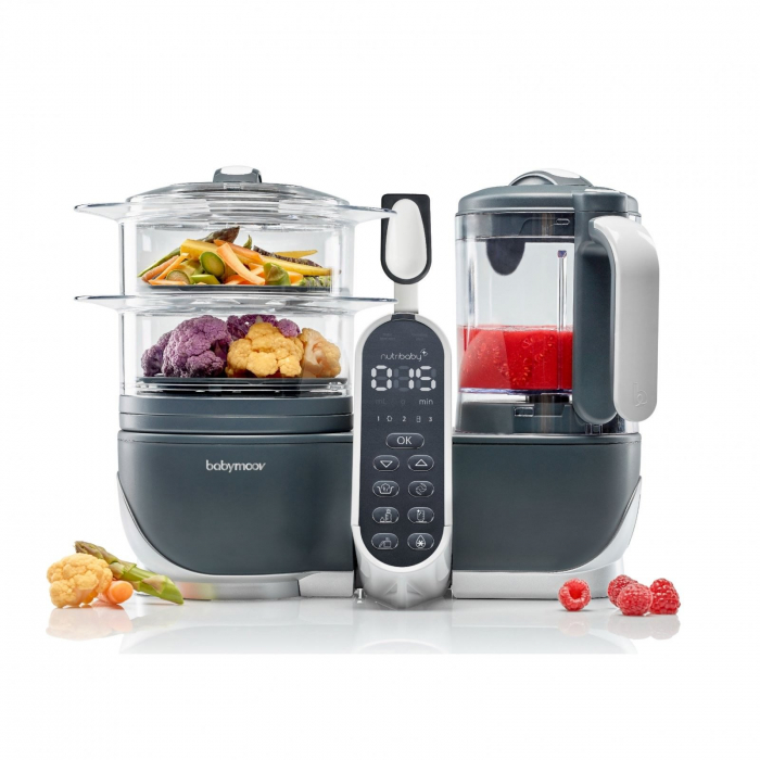 Babymoov - Robot multifunctional 5 in 1 Nutribaby (+) Industrial Grey [7]