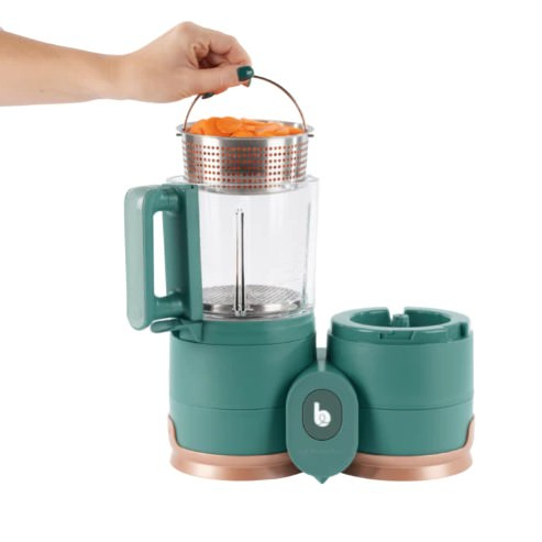 Babymoov - Robot multifunctional Nutribaby Glass 4 in 1 din sticla si otel inoxidabil [4]