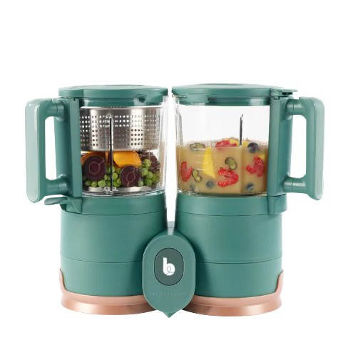Babymoov - Robot multifunctional Nutribaby Glass 4 in 1 din sticla si otel inoxidabil [2]
