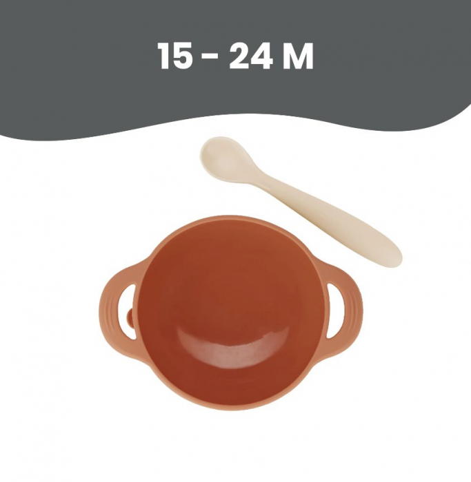 Babymoov - Set de hranire Taste' ISY din silicon, Vulpita [2]