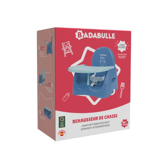 Badabulle- Booster pliabil Nomad Albastru cu Pisicuta [8]