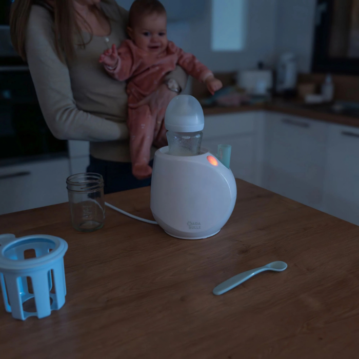 Badabulle – Incalzitor de biberoane/borcane pentru casa si masina Easy+ Pastel [2]