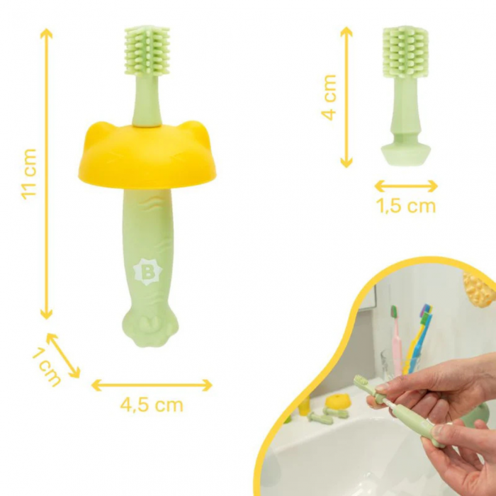 Badabulle - Periuta de dinti din silicon pentru bebelusi [8]
