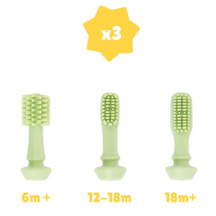 Badabulle - Periuta de dinti din silicon pentru bebelusi [7]