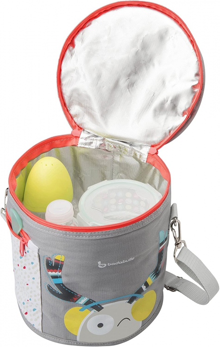 Badabulle - Set alimentatie - Geanta termos, 5 boluri, cana cu tetina si 2 lingurite de silicon [10]