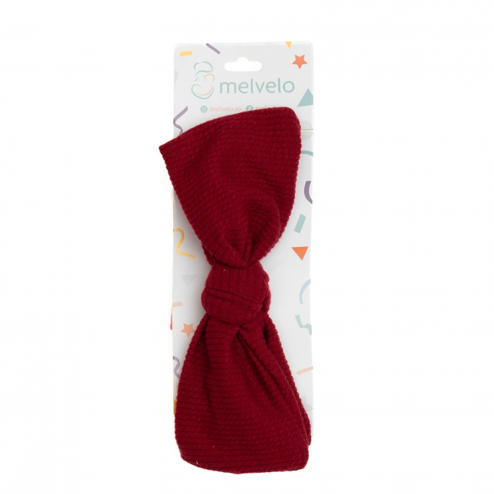 Bentita lata, bebe, funda cu  nod, bumbac, Melvelo, Rope - Ruby [2]