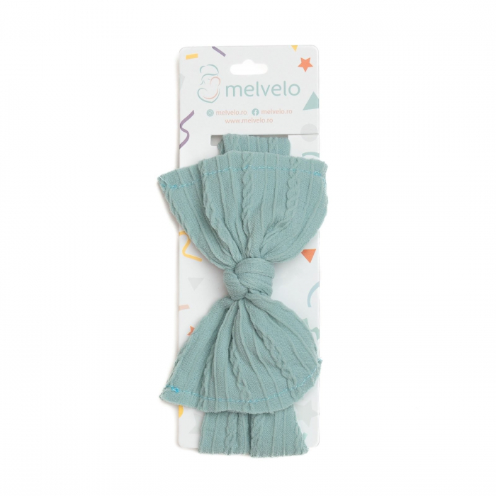 Bentita lata, bebe, funda cu nod, spandex, Melvelo, Knitwear - Island Sea [2]