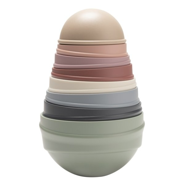 BIBS -  Jucaria Turnul Wobbly, Pastel Rainbow [2]