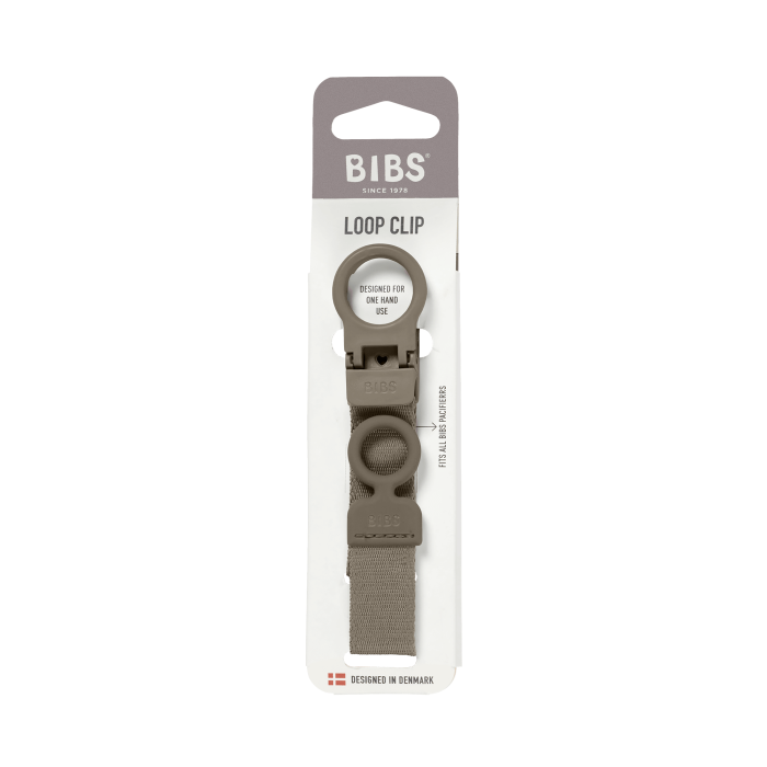 BIBS - Lantisor clip Loop pentru suzeta, Dark Oak [3]