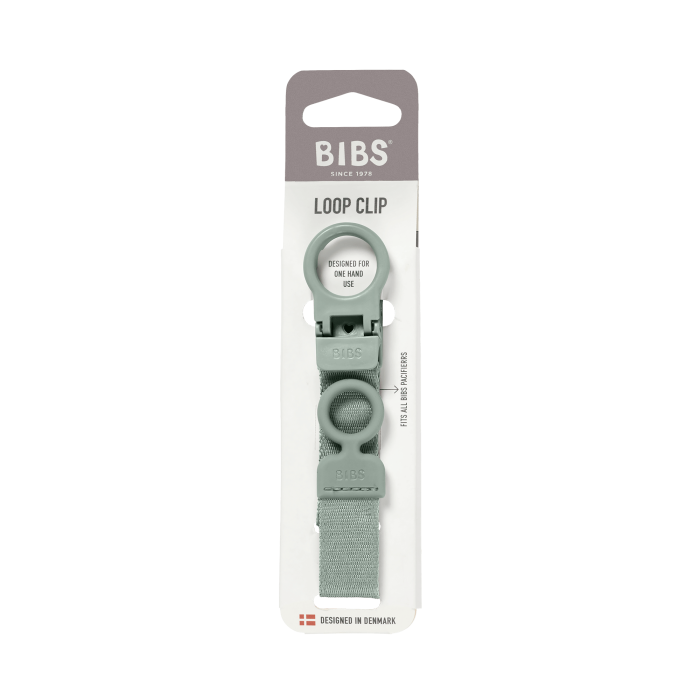 BIBS - Lantisor clip Loop pentru suzeta, Sage [4]