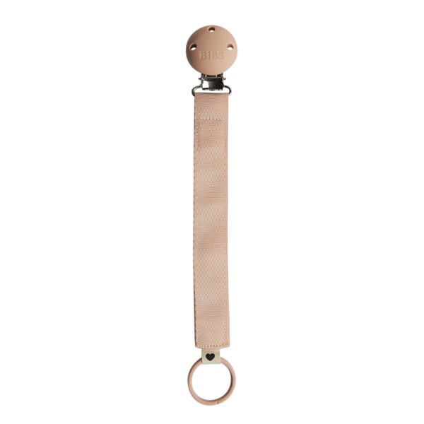 BIBS - Lantisor clip Ribbon pentru suzeta, Blush [1]