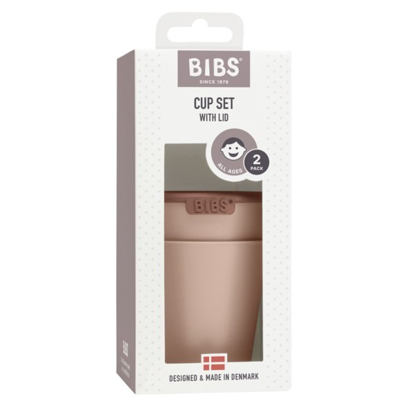 BIBS - Set 2 pahare pentru bebe, Blush [2]