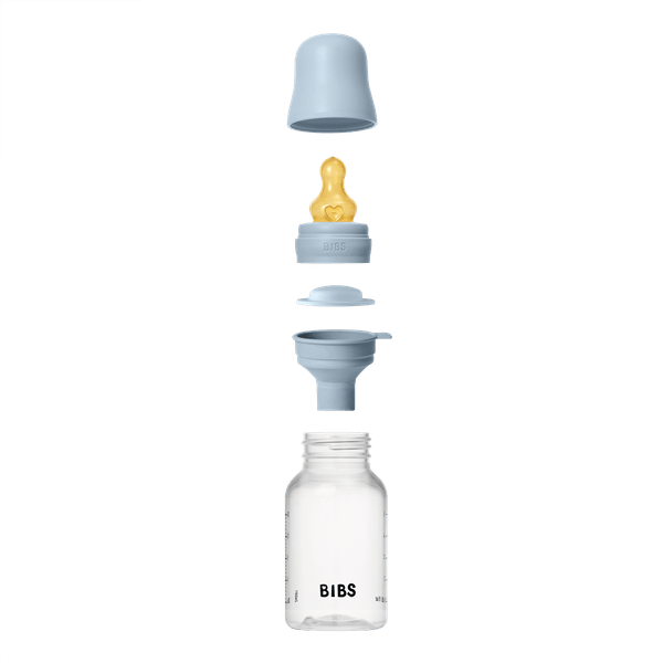 BIBS - Set complet biberon anticolici, 150 ml, Latex, Baby Blue [3]