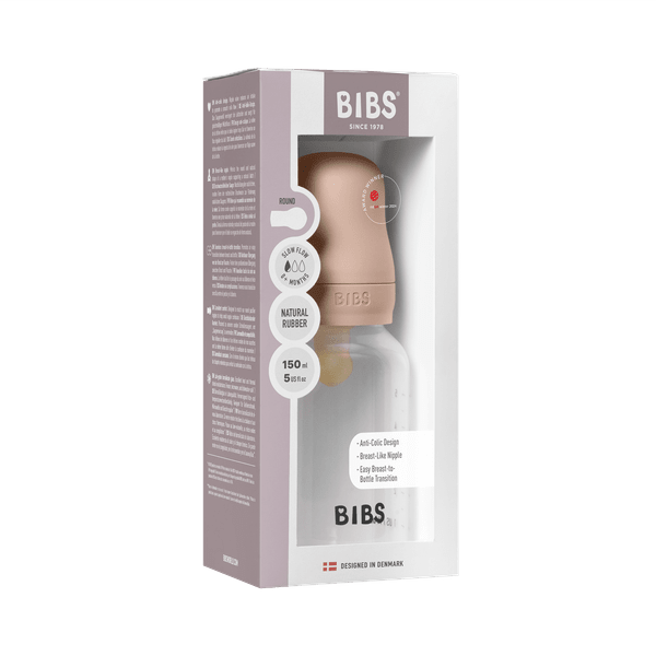 BIBS - Set complet biberon anticolici, 150 ml, Latex, Blush [4]