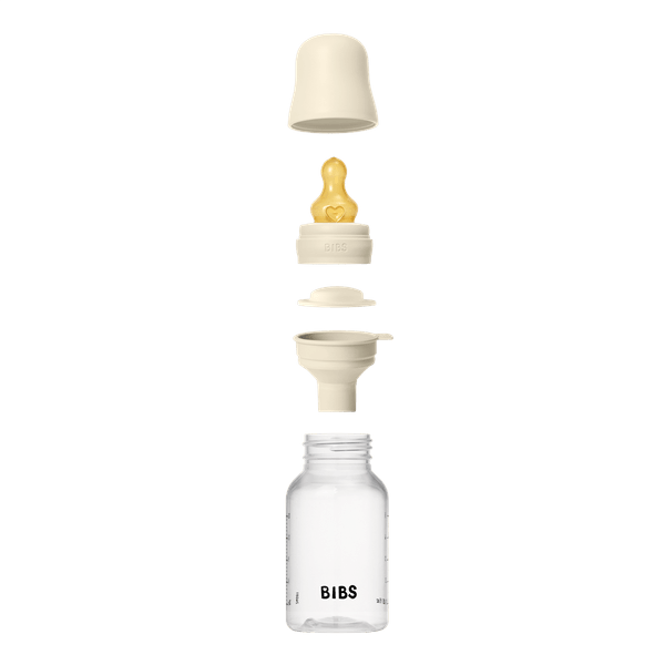 BIBS - Set complet biberon anticolici, 150 ml, Latex, Ivory [3]