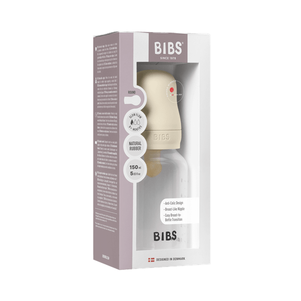 BIBS - Set complet biberon anticolici, 150 ml, Latex, Ivory [5]