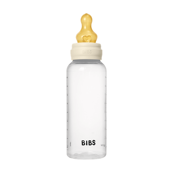 Sticla lapte anticolici cu biberon din latex - Set Complet Bibs - Ivory - 270 ml (flux mediu) [4]