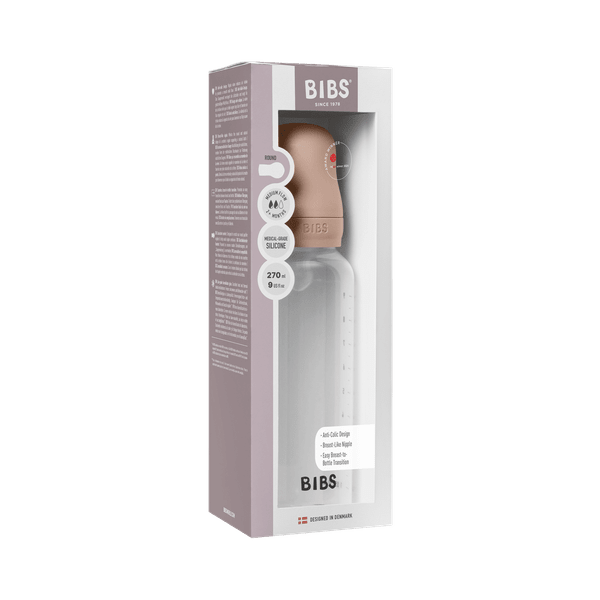 BIBS - Set complet biberon anticolici, 270 ml, Silicon, Blush [2]