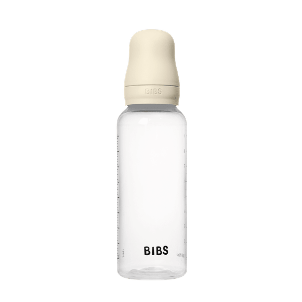 Sticla lapte anticolici cu biberon din Silicon- Set Complet Bibs - Ivory - 270 ml (flux mediu) [3]
