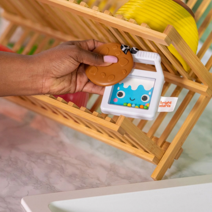 Bright Starts - Jucarie de dentitie 2 in 1 cu zornaitoare Cookies & Teethe [3]