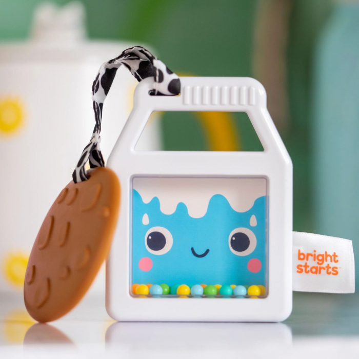 Bright Starts - Jucarie de dentitie 2 in 1 cu zornaitoare Cookies & Teethe [4]