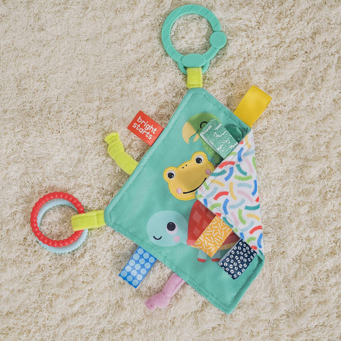 Bright Starts - Jucarie mini paturica cu animalute vesele [9]