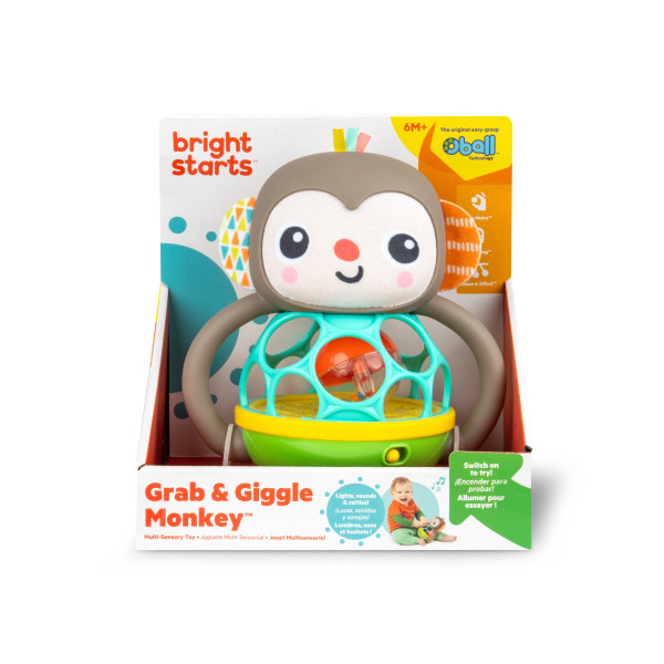 Bright Starts - Jucarie multi-senzoriala, "Grab & Giggle Monkey" [7]