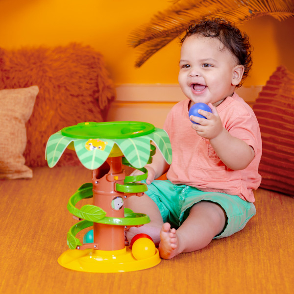 Bright Starts - Jucarie tropicala, "Twirl™ Ball Play Toy" [13]