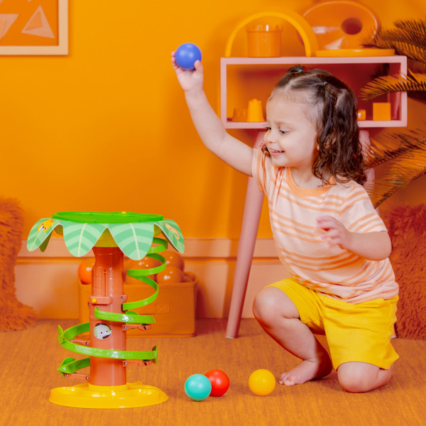 Bright Starts - Jucarie tropicala, "Twirl™ Ball Play Toy" [4]
