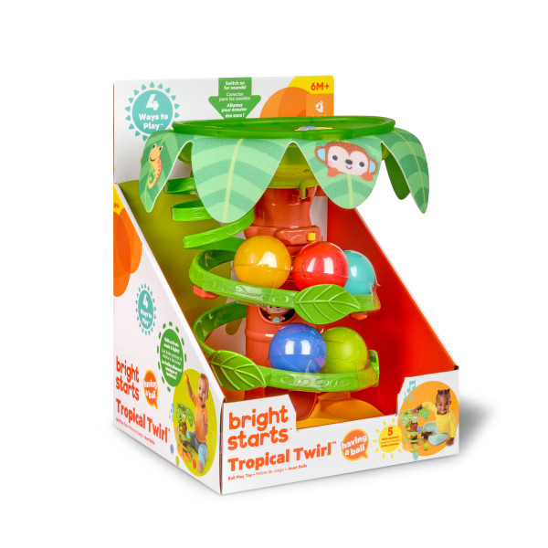 Bright Starts - Jucarie tropicala, "Twirl™ Ball Play Toy" [15]