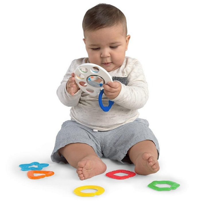 Bright Starts - Jucarie zornaitoare cu inele multicolore [2]