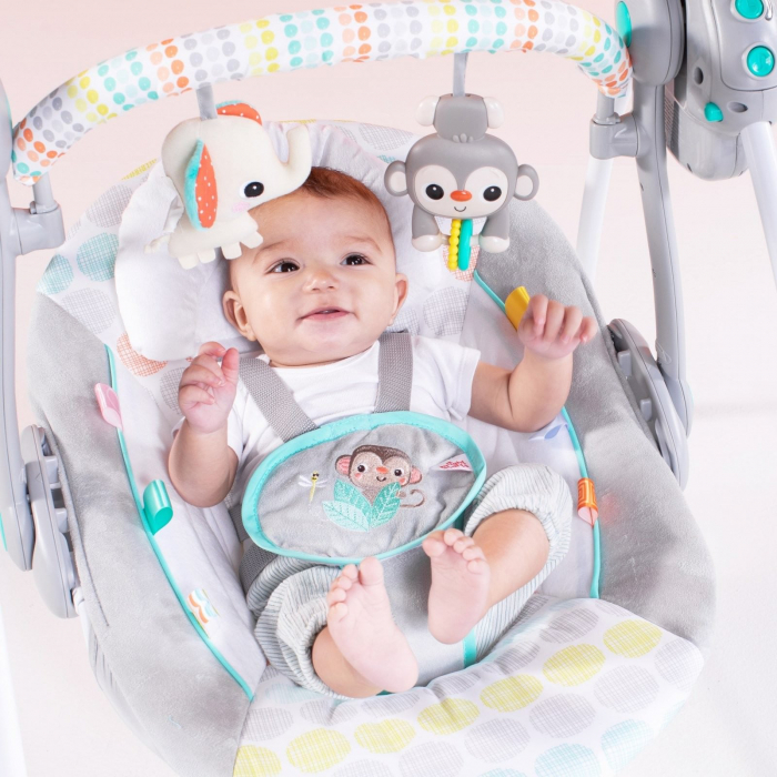 Bright Starts – Leagan portabil Whimsical Wild™ [2]